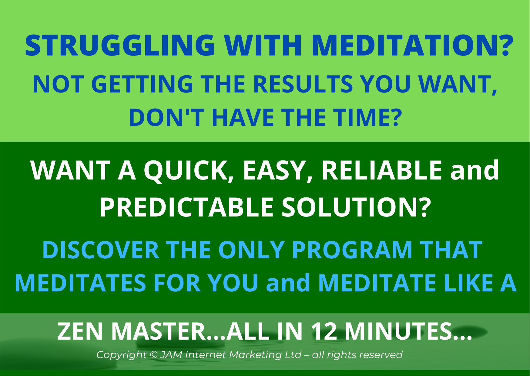 How to avoid Struggling with Meditation 